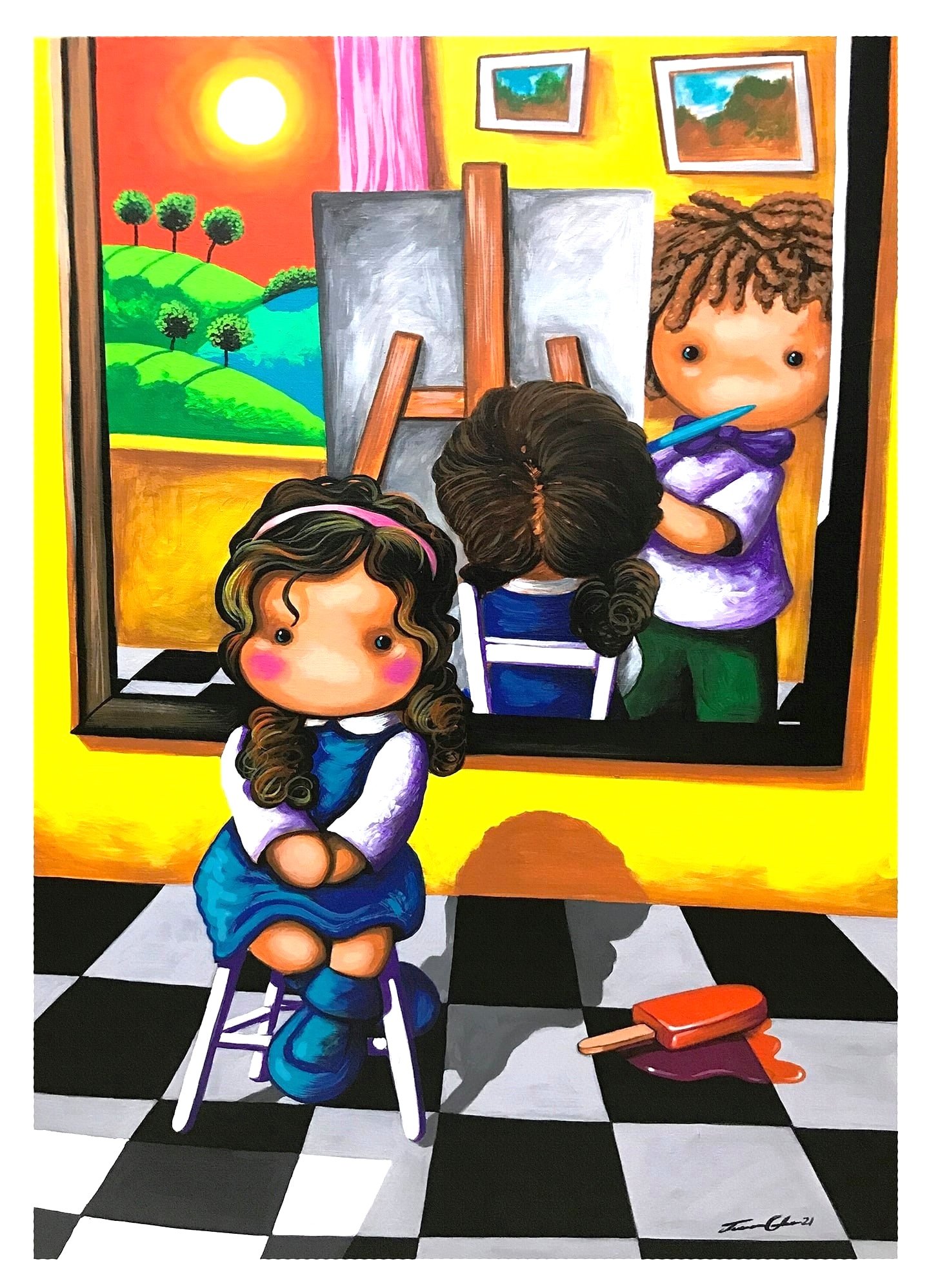 Infantilismo magico cromatico Juan gha