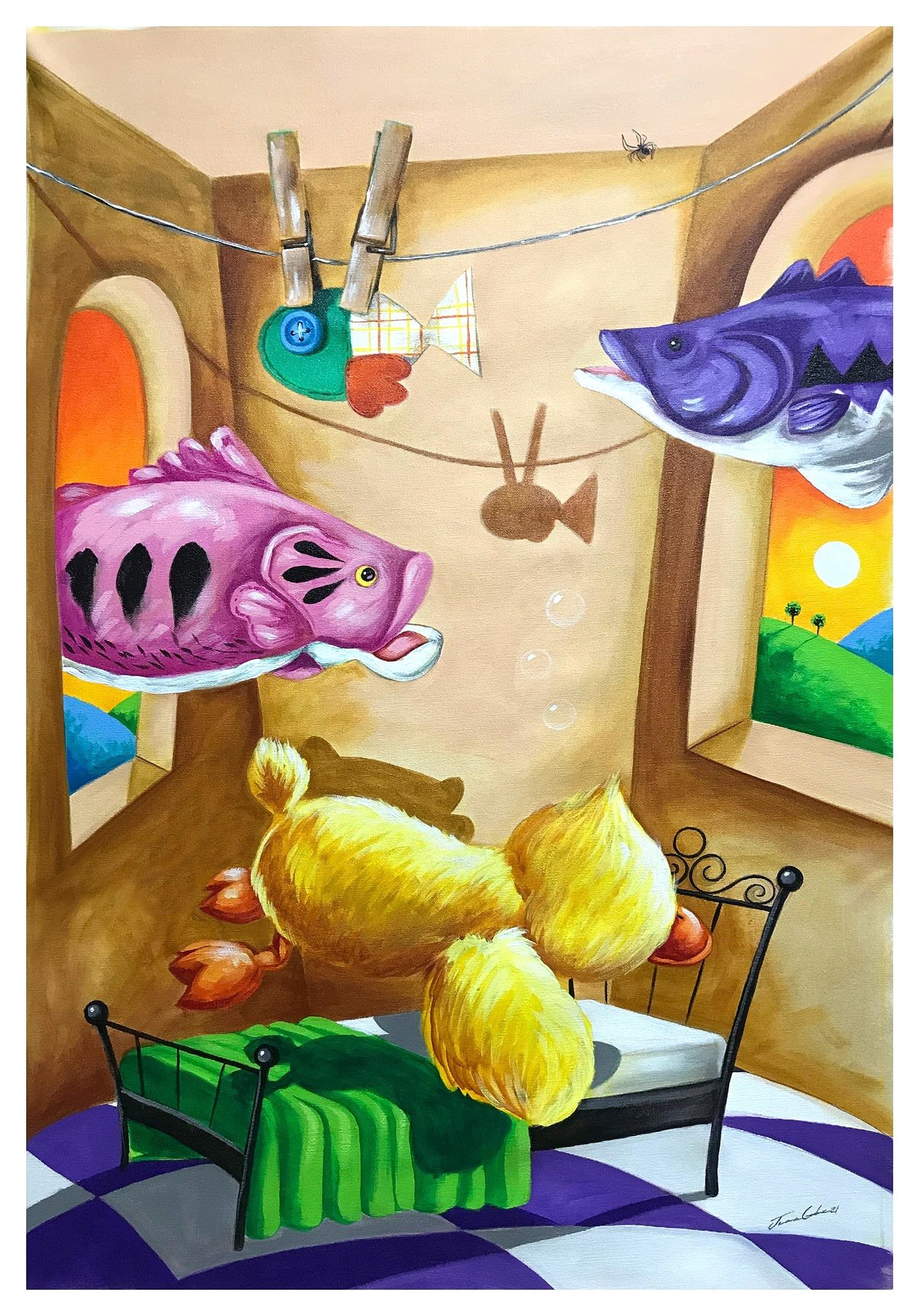 Infantilismo magico cromatico Juan gha